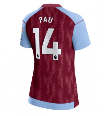 Aston Villa Pau Torres #14 Replika Hjemmebanetrøje Dame 2023-24 Kortærmet